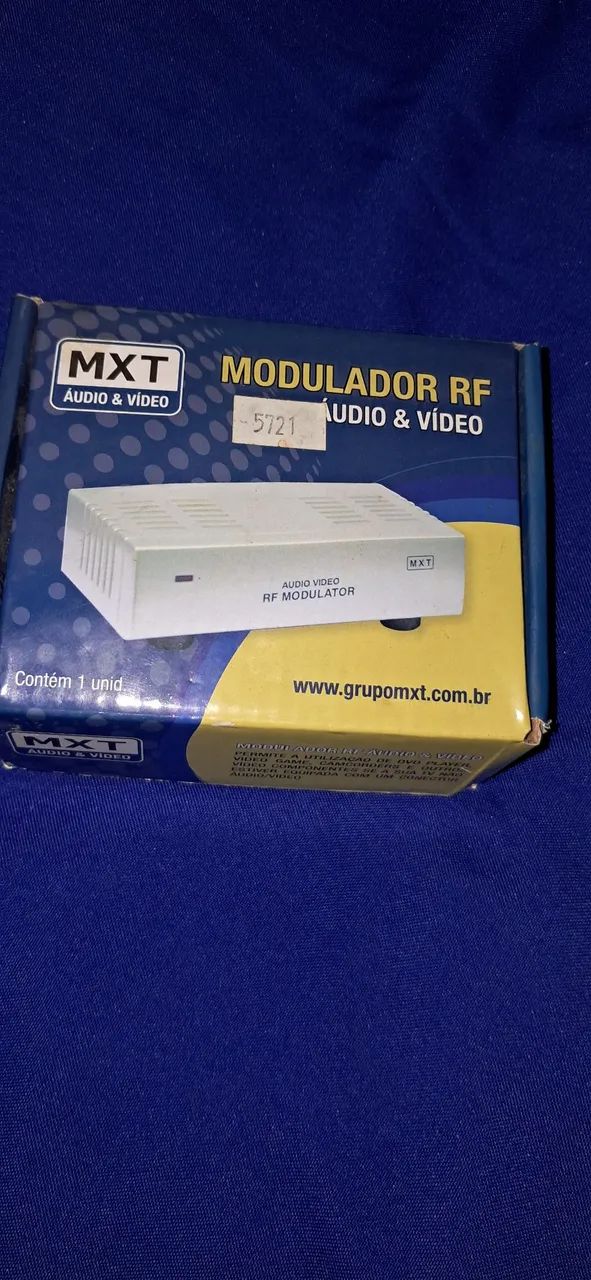 Modulador de Rf de áudio e  vídeo. 