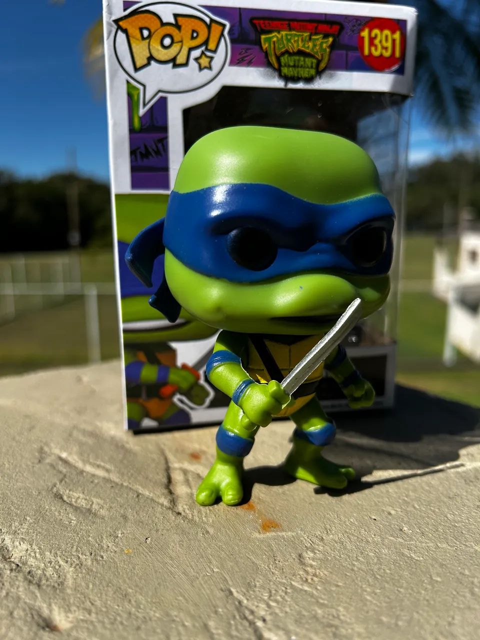 Funko pop Leonardo Tartarugas Ninjas com caixa  - Foto 3