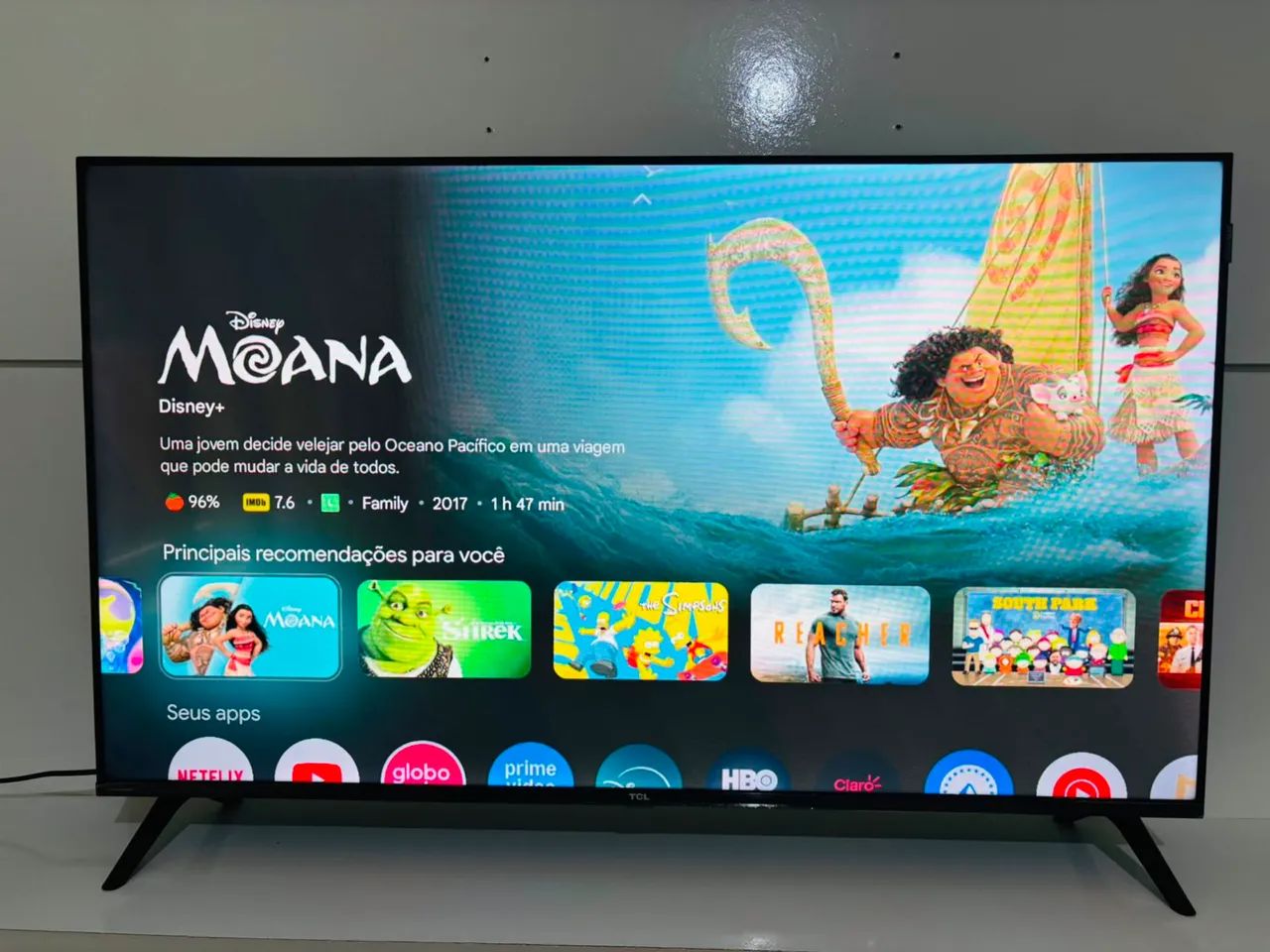 Smart tv TCL Qled 43 polegadas impecável  - Foto 3