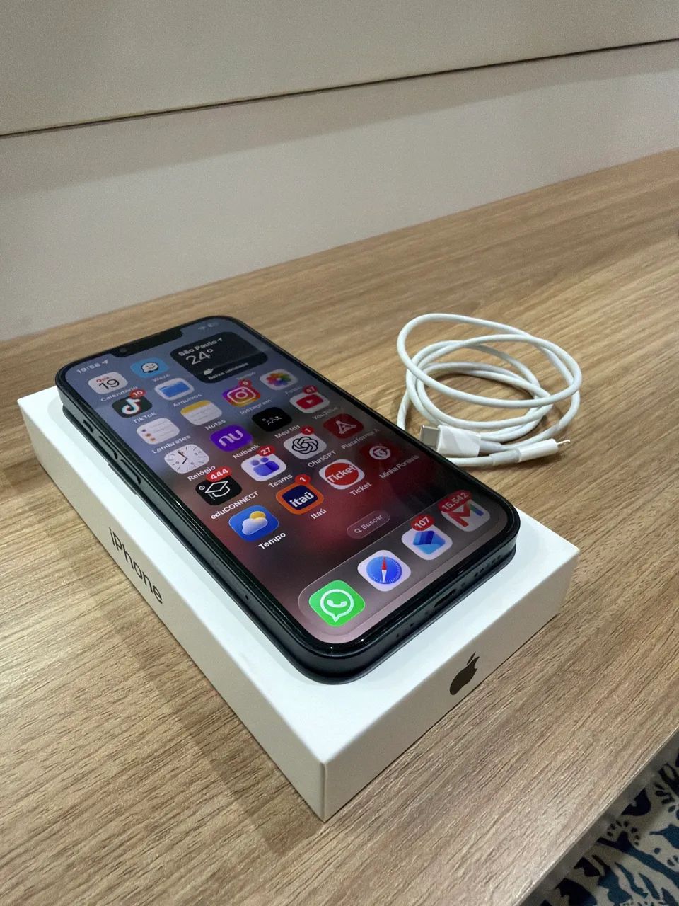 iPhone 13 Meia-noite 256GB - Foto 3