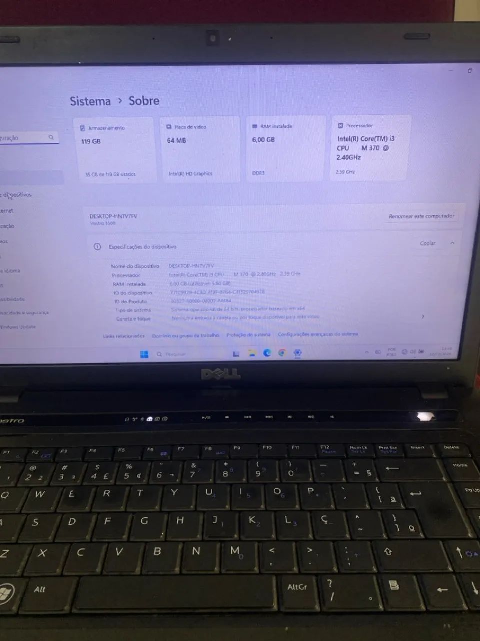 NOTEBOOK I3 - PRIMEIRA GERAÇÃO  - Foto 2