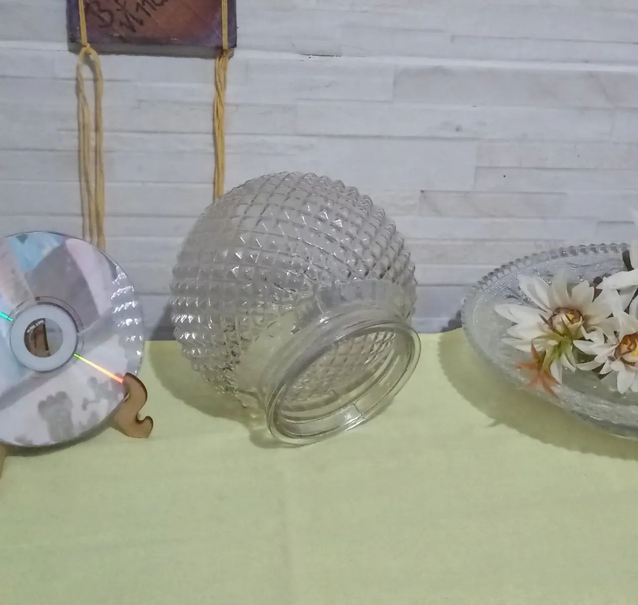 Globo ou cúpula de vidro antiga - Foto 4