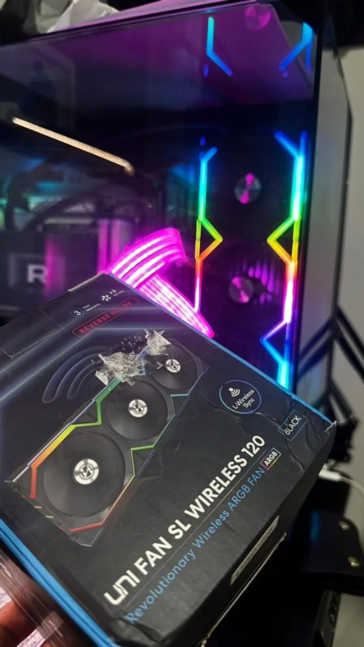 Fans Lian Li SL Wireless Triple Pack (3 fans) - Modelo Reverse Blade