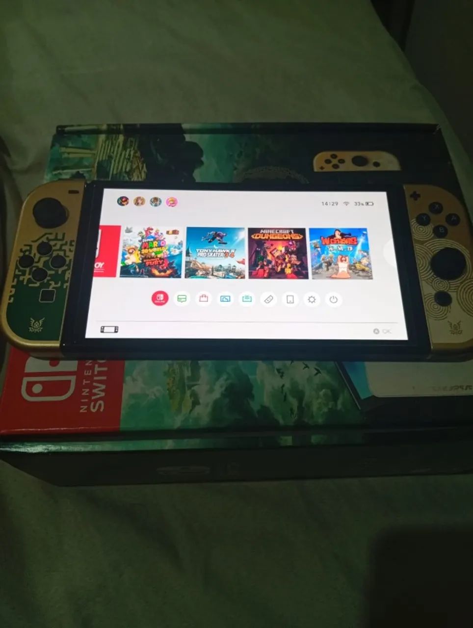 nintendo switch oled  destravado - Foto 3