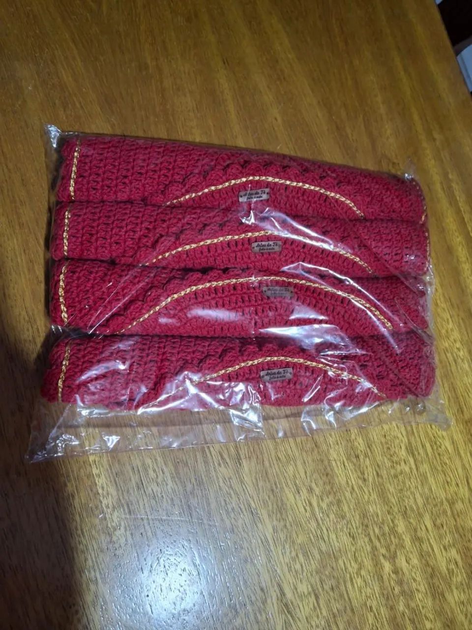 Kit 4 suplats crochê sobre encomenda  - Foto 4