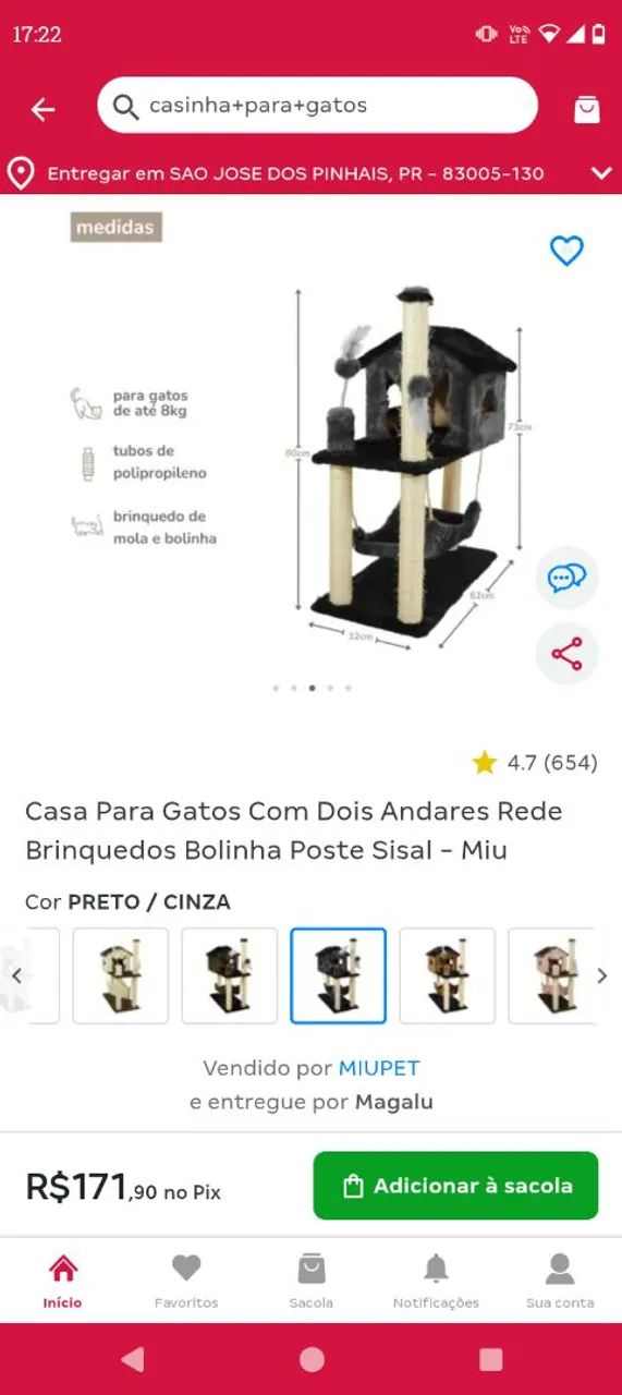 Casinha para gatos