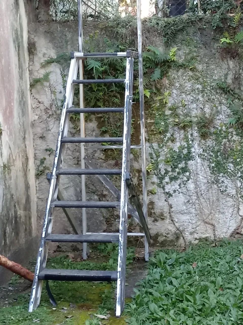 ESCADA PLATAFORMA DE ALUMÍNIO - Foto 4