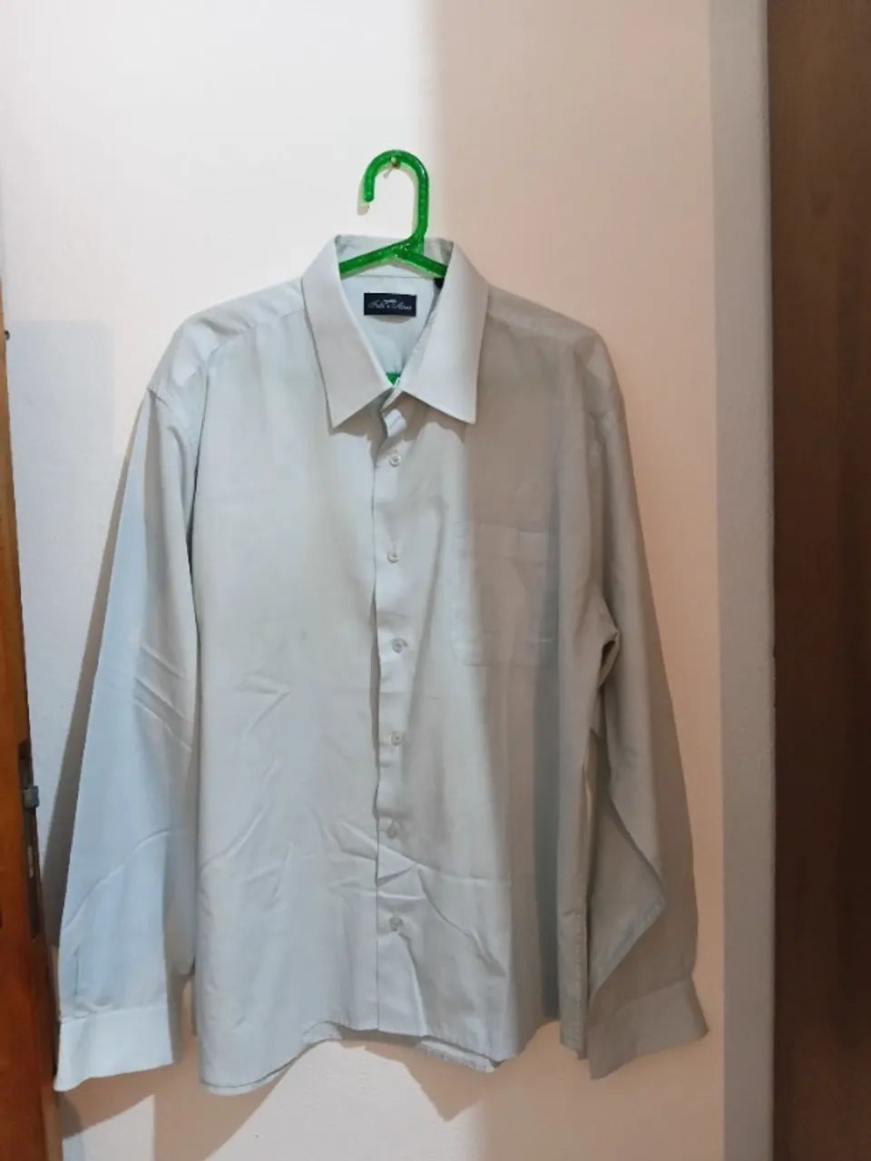 camisa social  manga longa 44