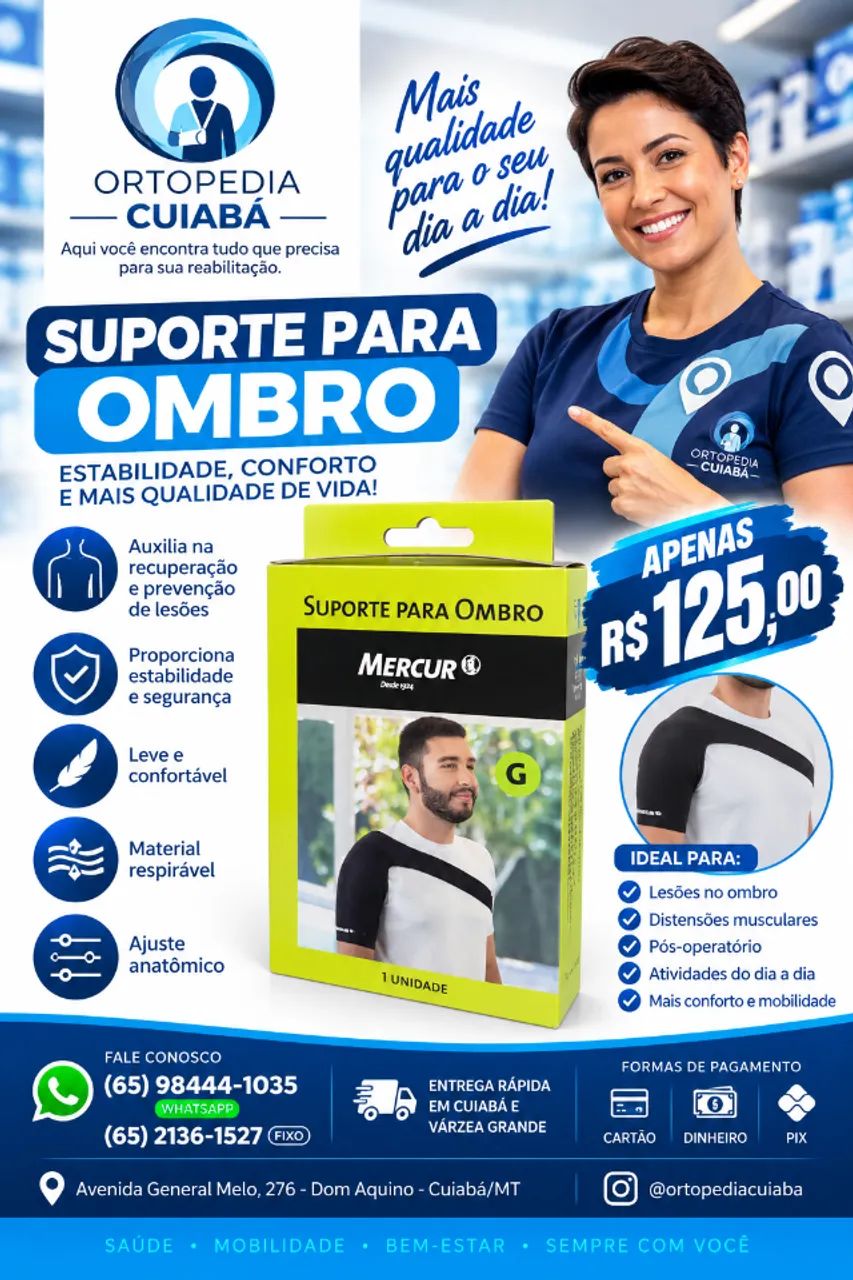 Suporte para ombro neoprene