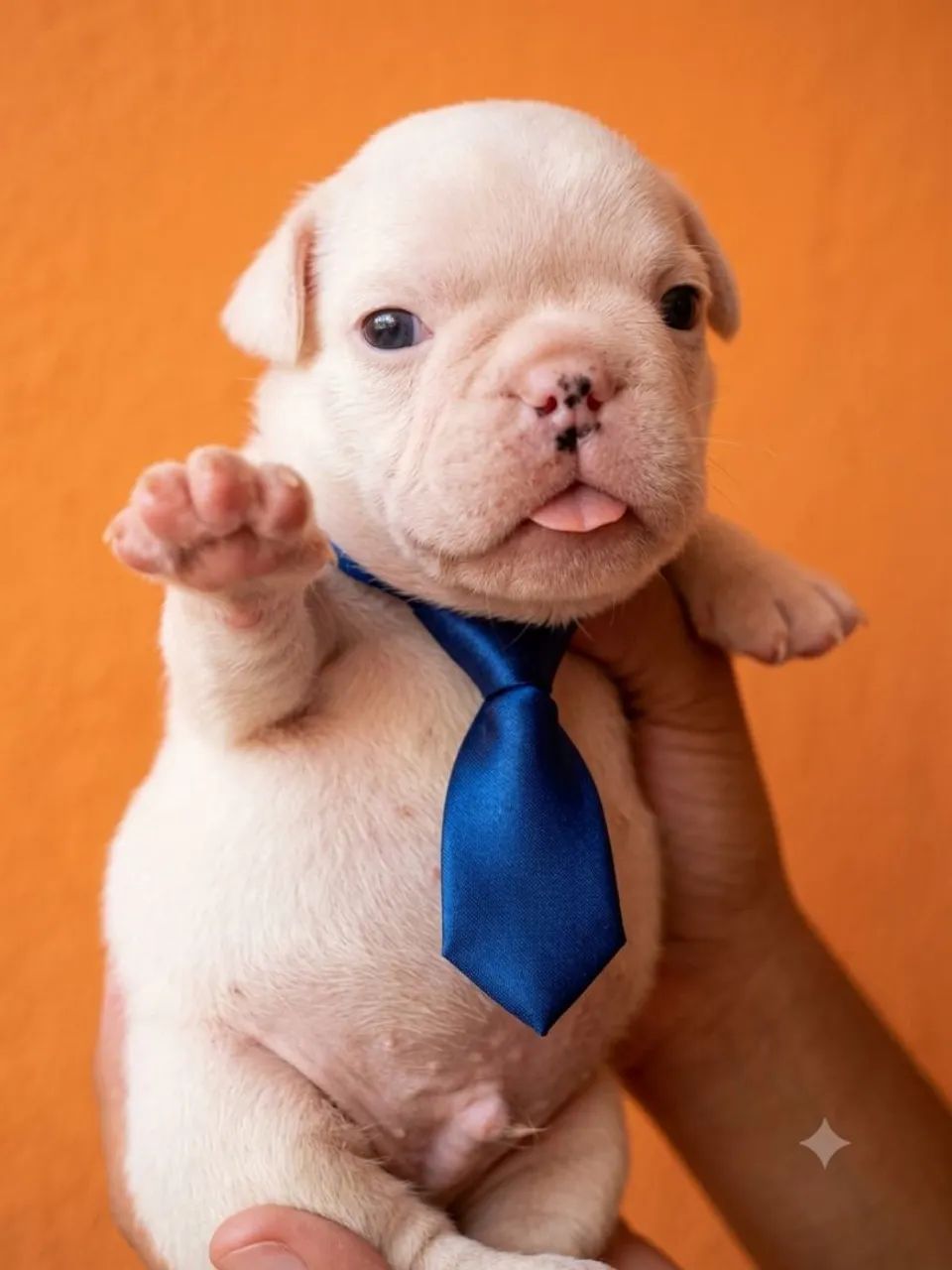 Buldogue  inglês  bco femea e macho - Foto 2