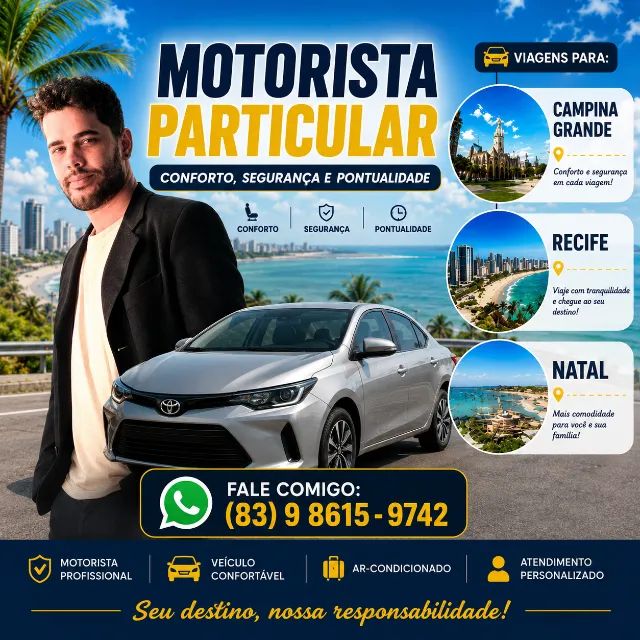 Motorista particular - excelente e pontual