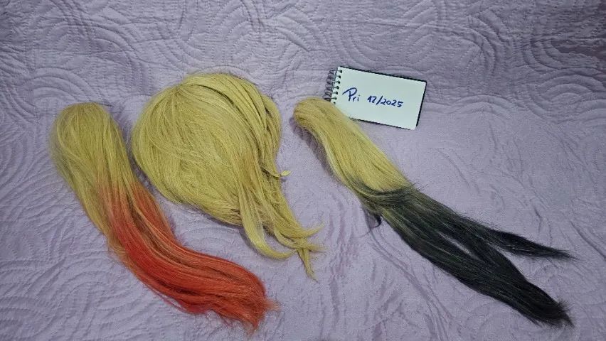 Peruca Cosplay carnaval cabelo sintético arlequina 1 - Foto 5
