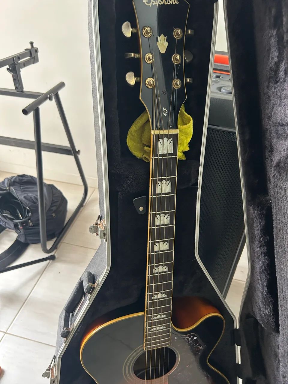 Violão Epiphone EJ200 zerado - Foto 5