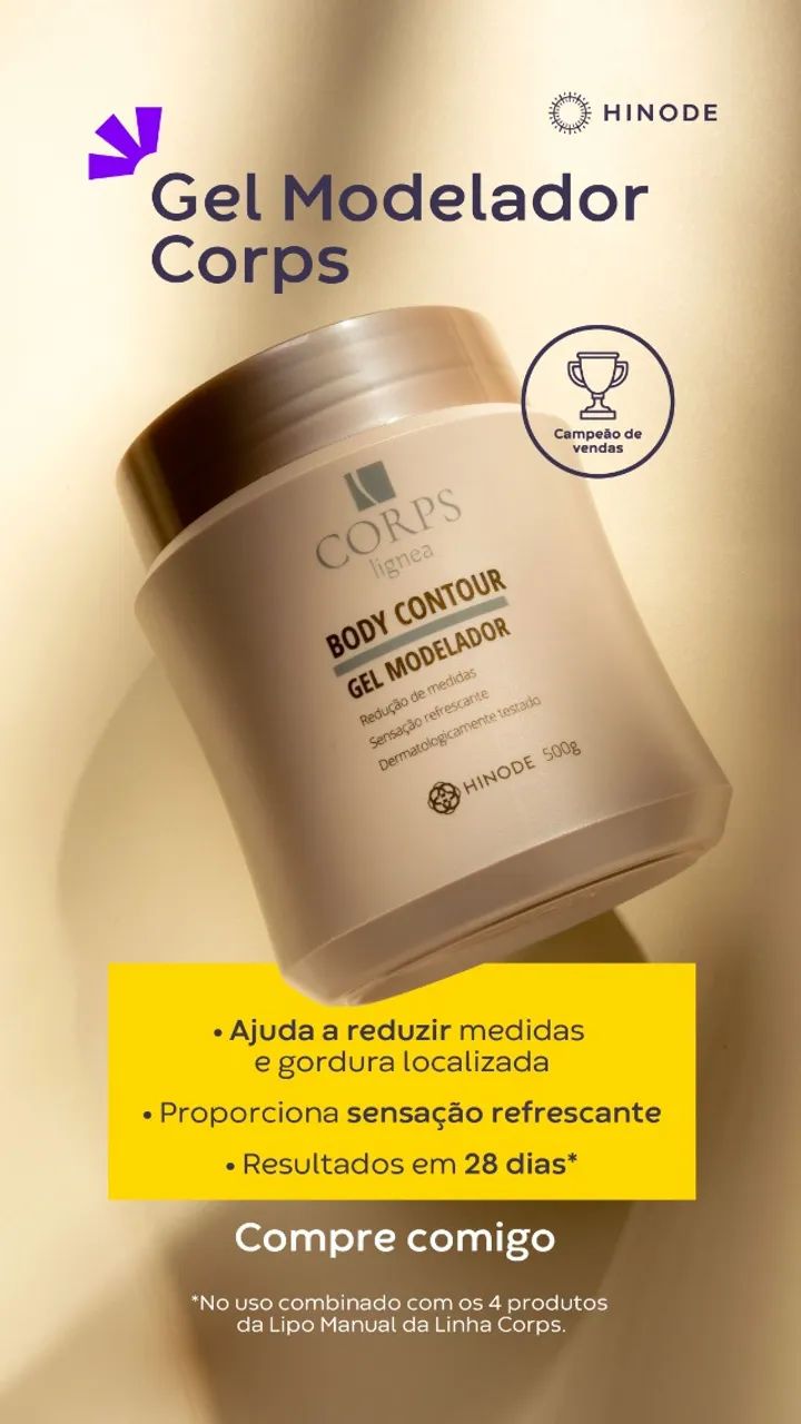 Gel redutor de medidas 