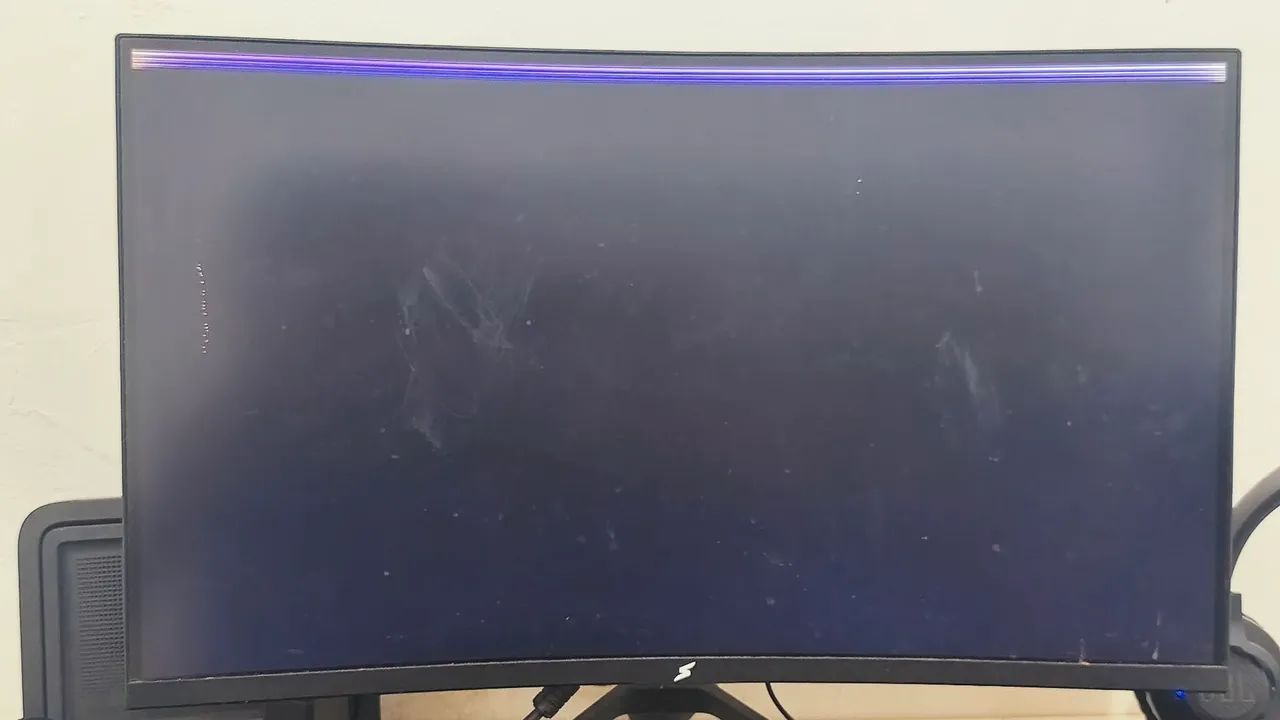 Monitor Gamer 27" 165 Hz QuadHD Curvo com Defeito