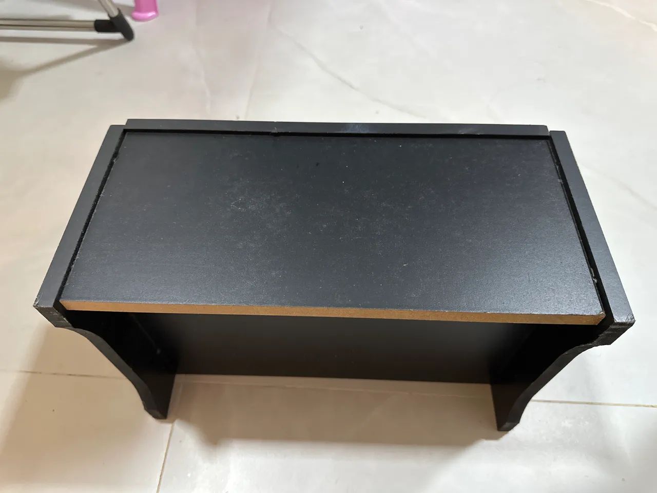  Suporte para Monitor Duplo da marca Stalo, confeccionado em MDF preto - Foto 3
