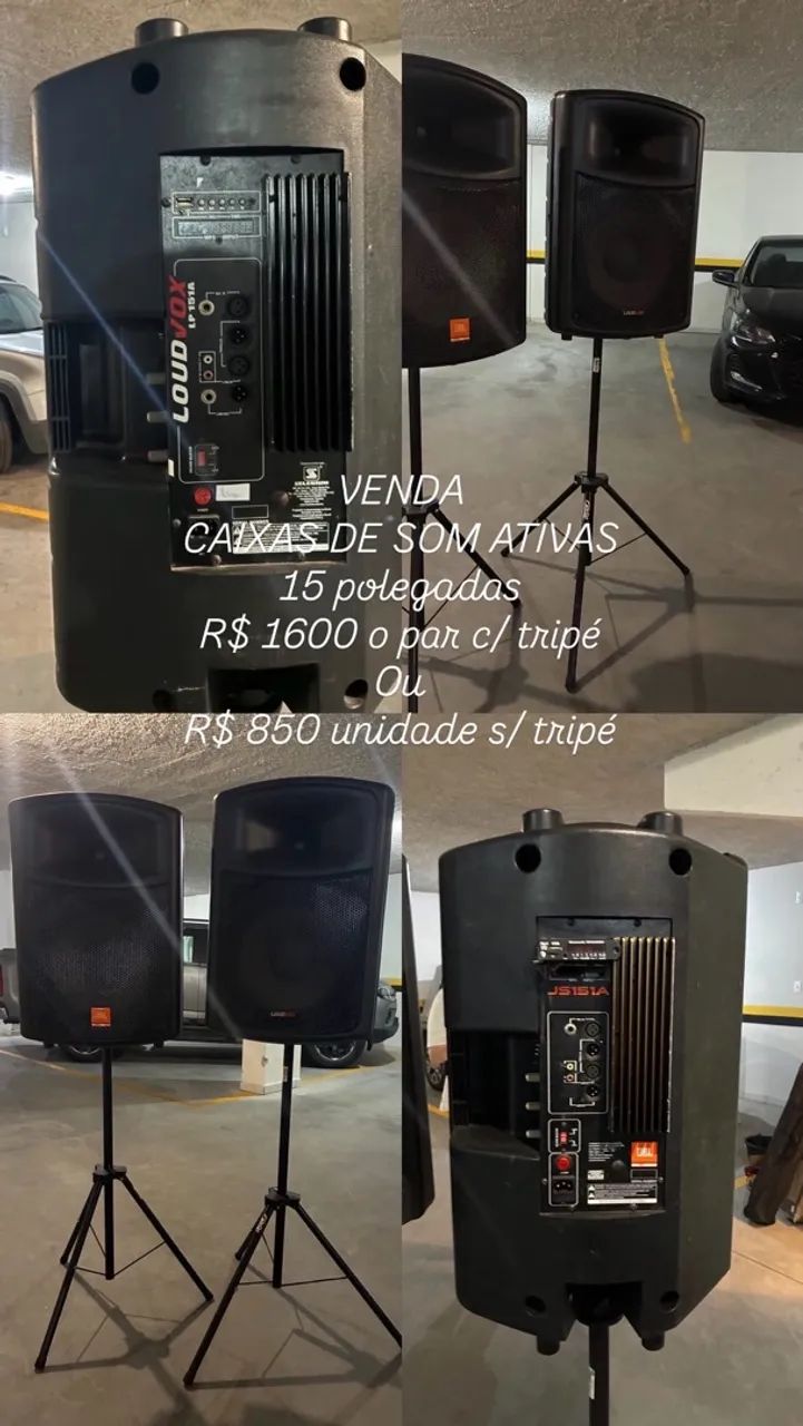Par de Caixas Ativas