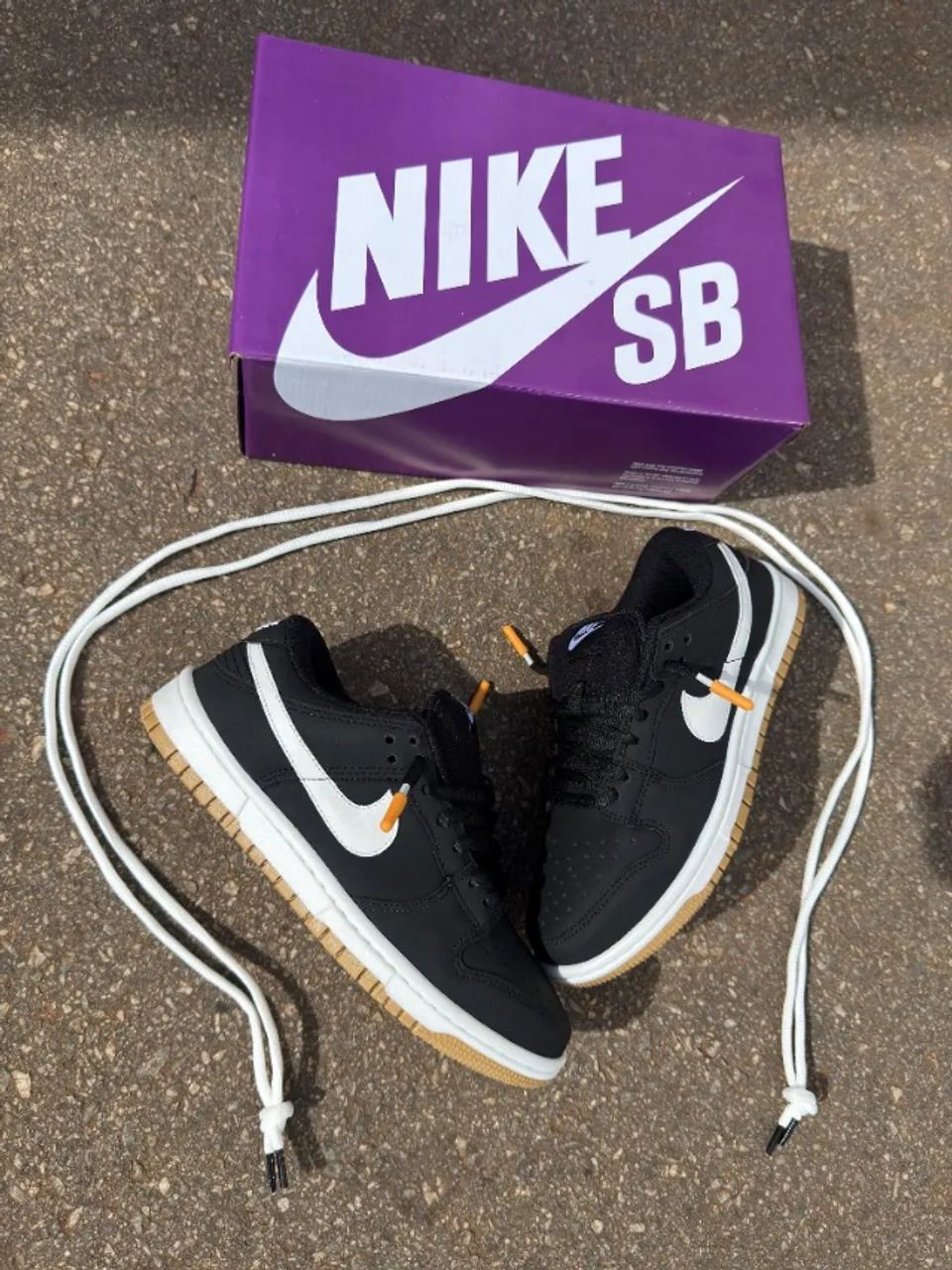 Tênis Nike Sb Dunk Linha Prime Black Gum Masculino - Foto 4