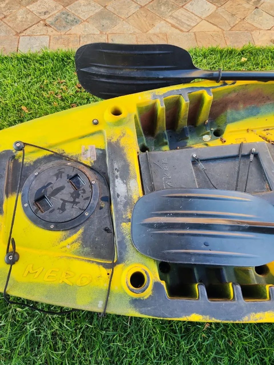 Caiaque Duplo Caiaker New Foca + Motor Jet 3HP - Usados - Foto 14