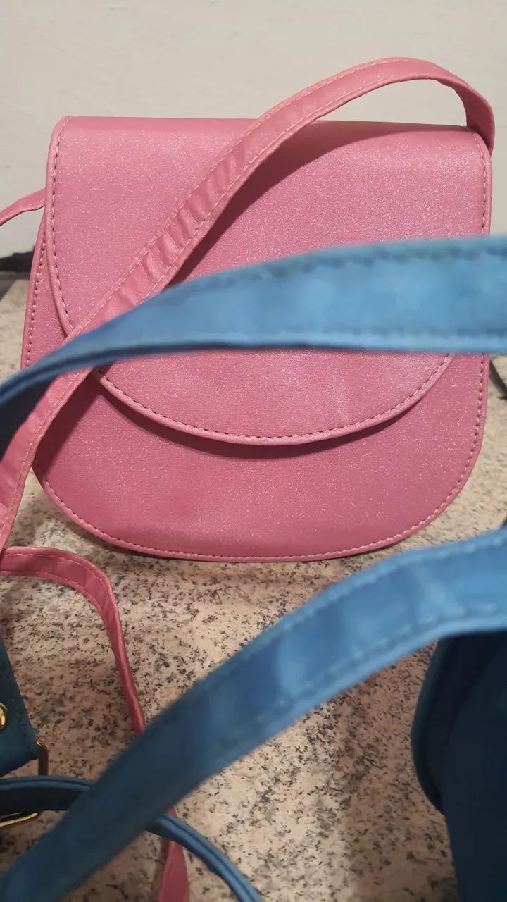 Duas bolsas em  cetim metalizado - Foto 3
