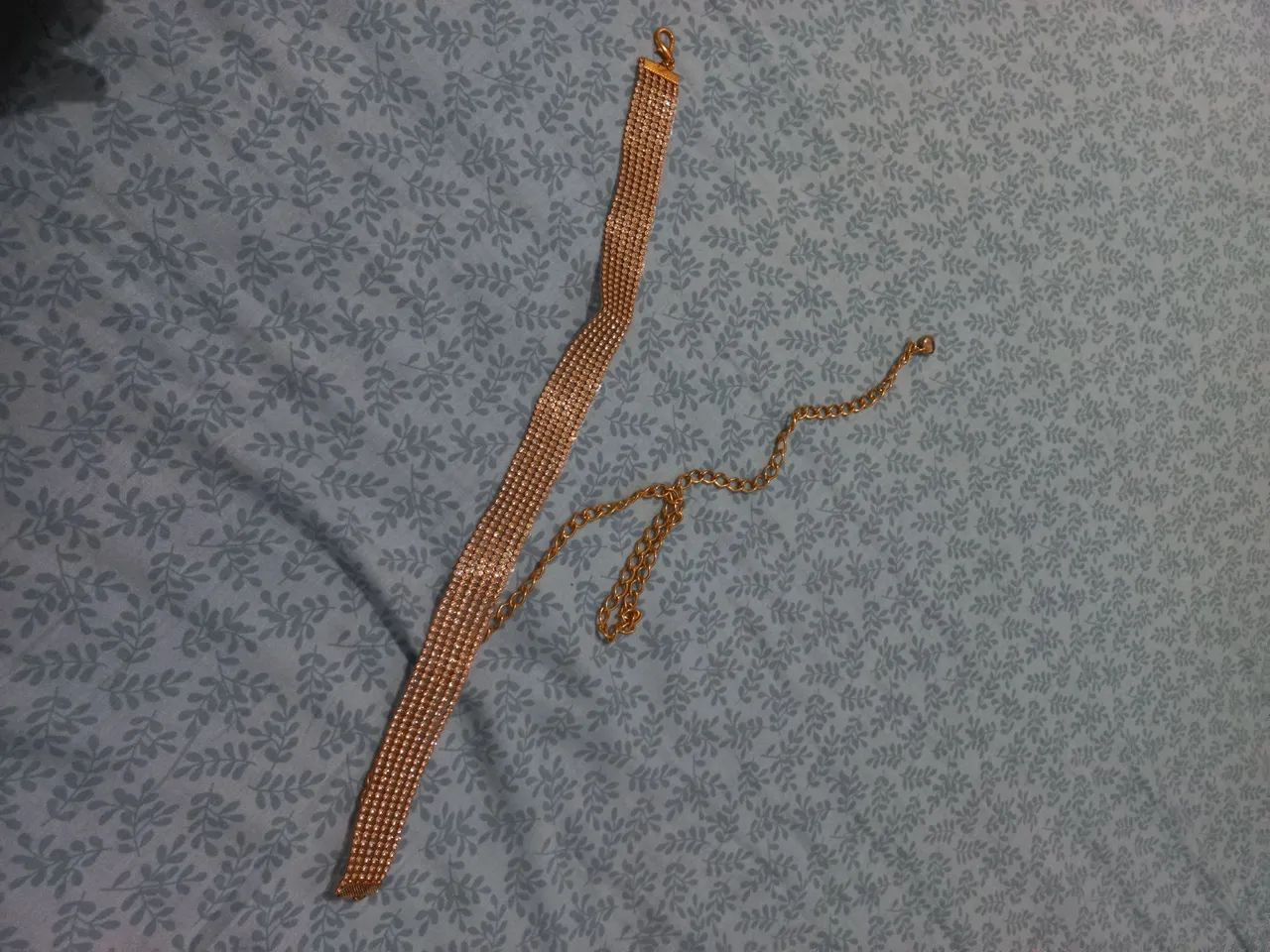Cinto Feminino De Corrente Com Brilho 110cm