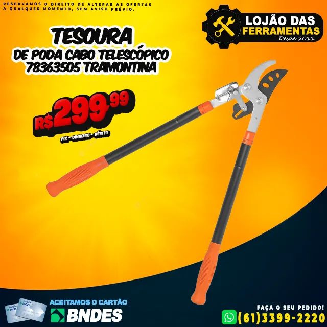Tesoura de Poda Cabo Telescópico * Tramontina