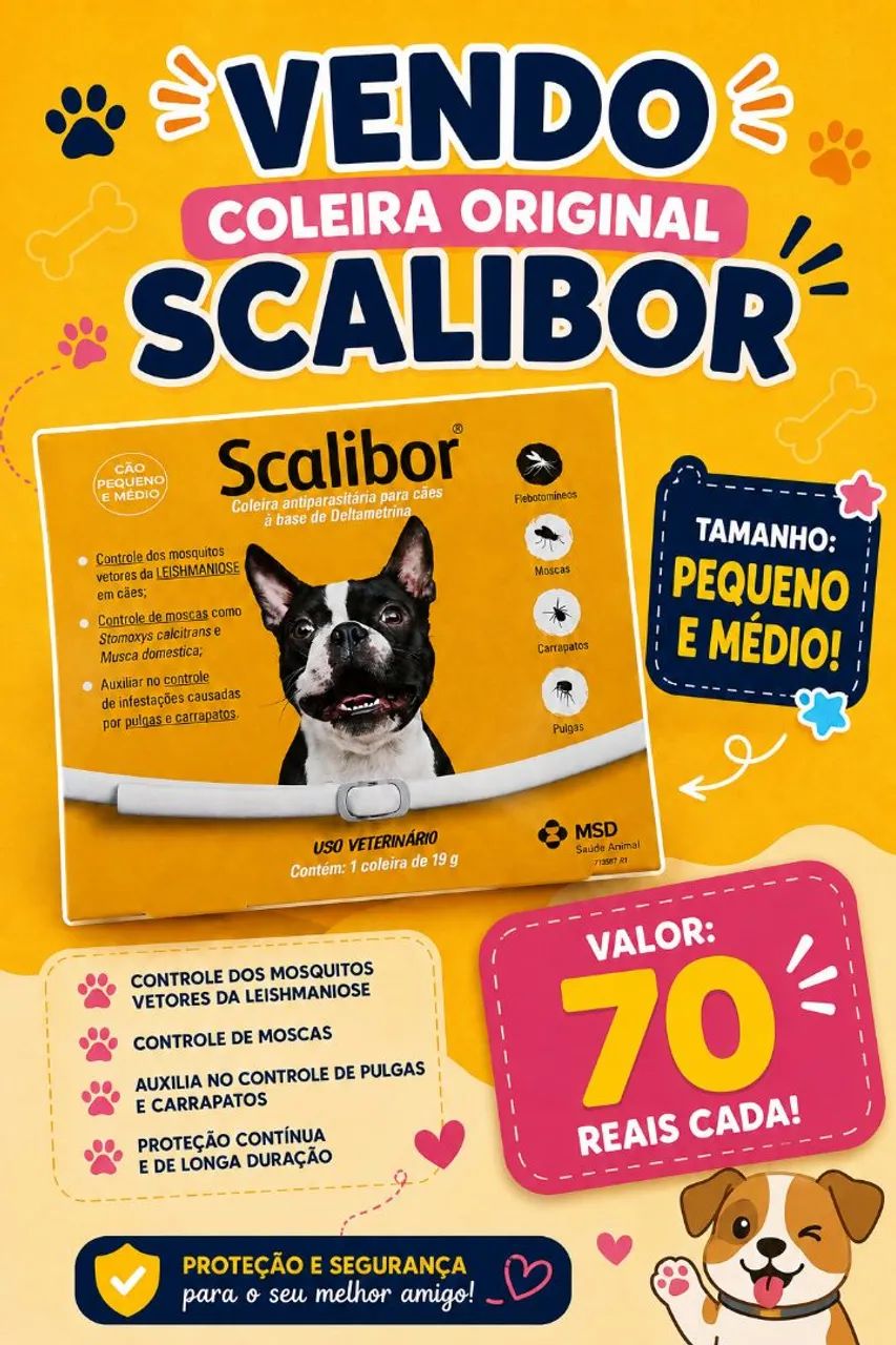 Coleira Scalibor Original 