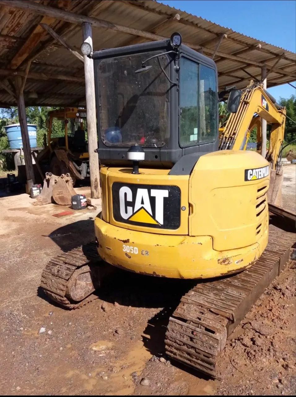 Mini escavadeira Caterpillar 305 ano 2009 - Foto 2