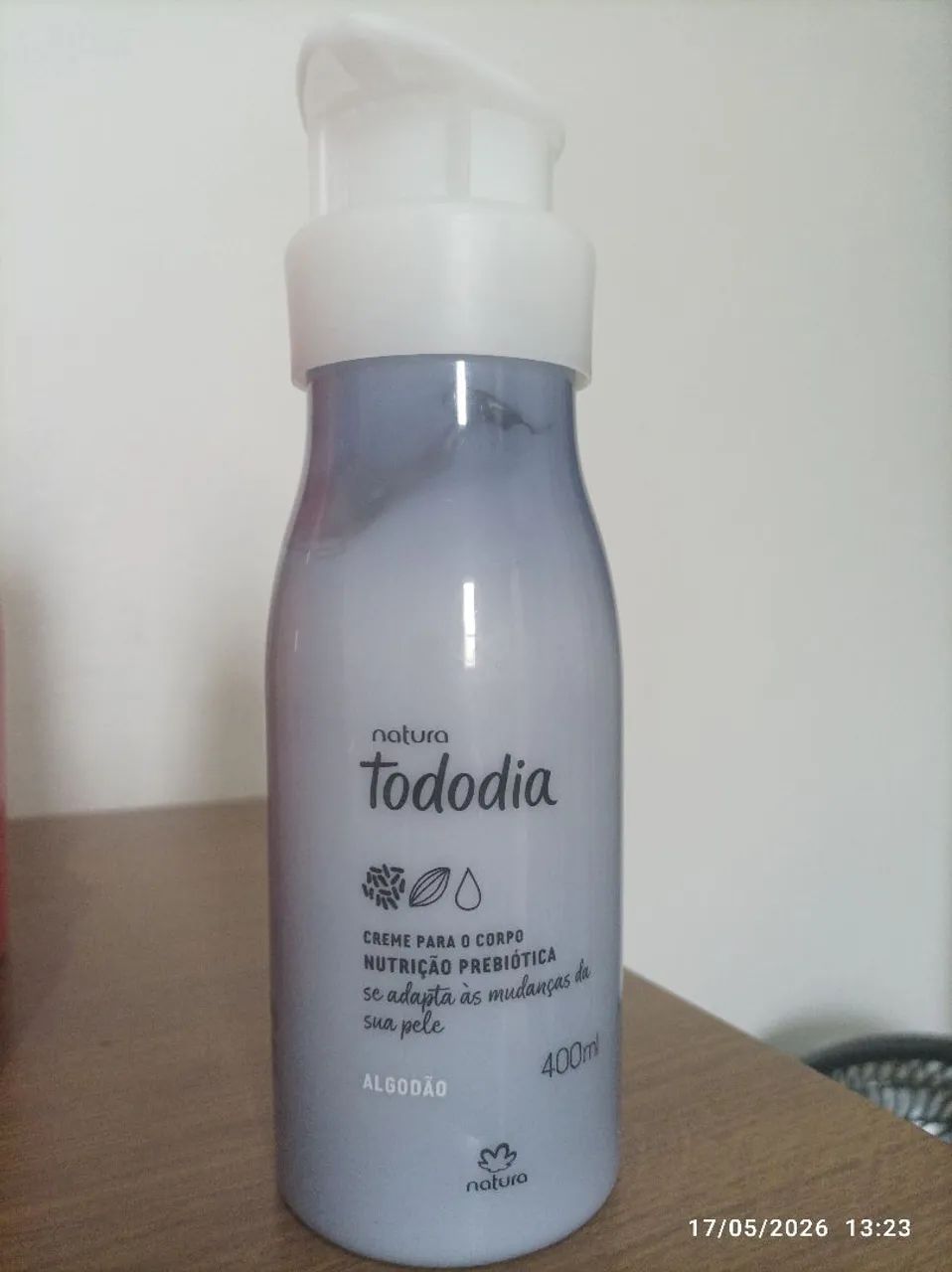 Creme Corporal Natura Tododia Algodão 