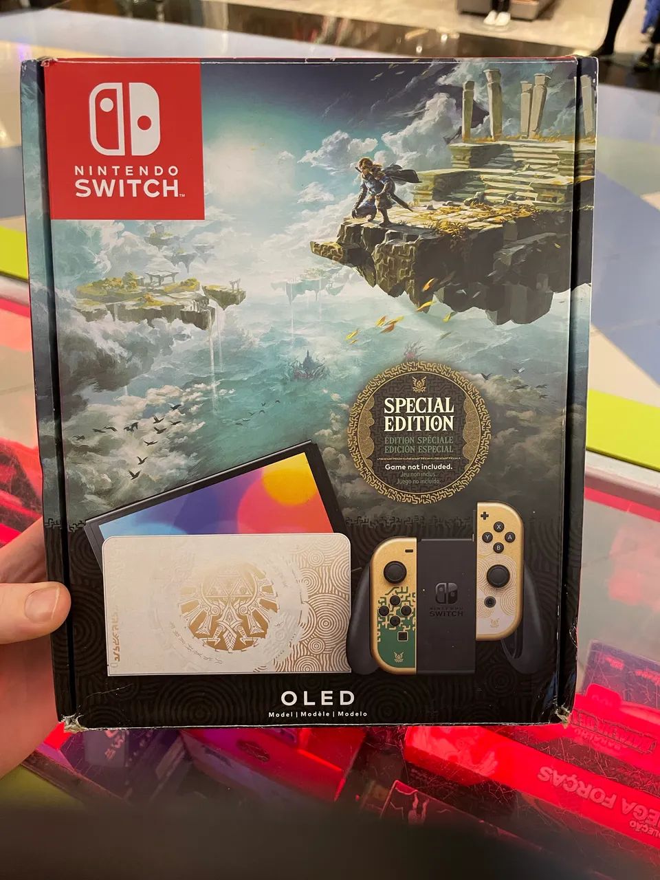 Switch Oled Zelda Edition 128gb (Trocas)  - Foto 2