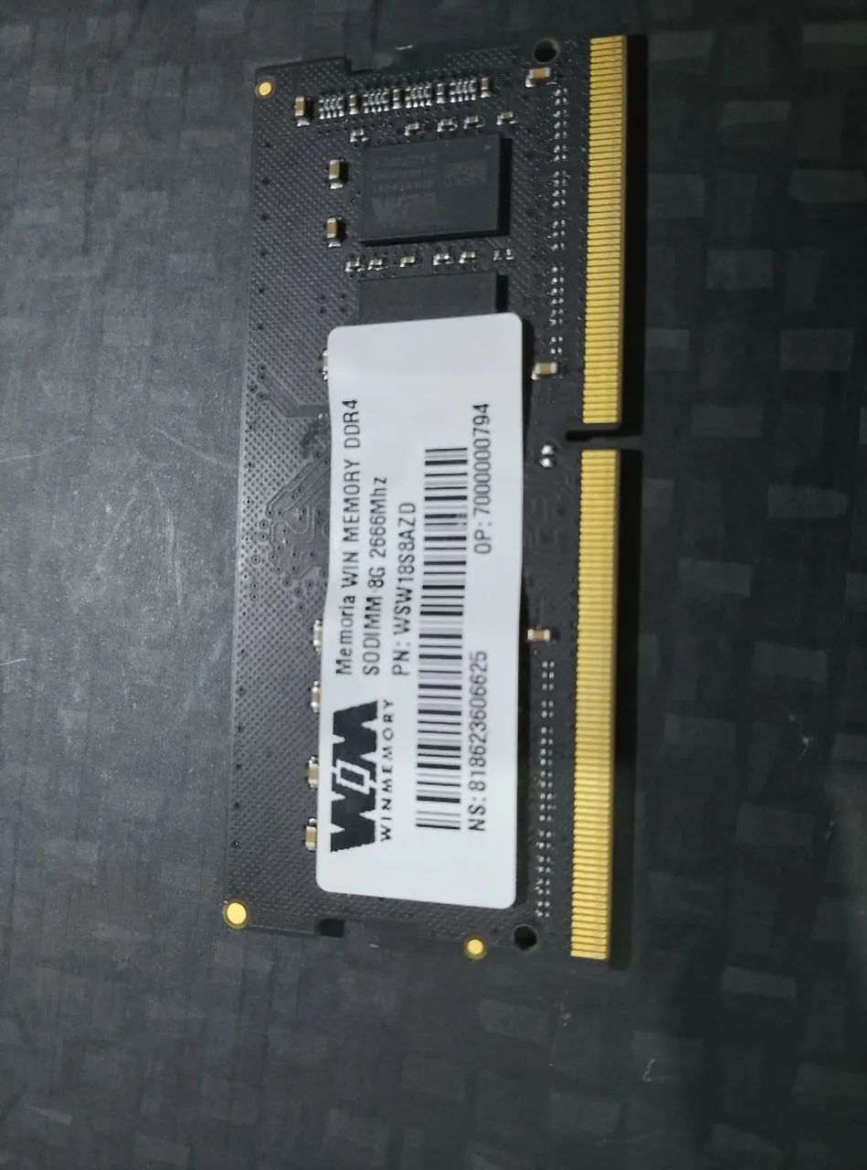 Memória RAM NOTEBOOK 8GB - Foto 3