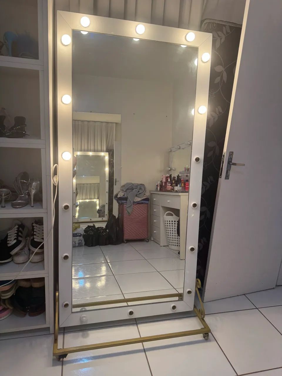 Vendo espelho camarim 