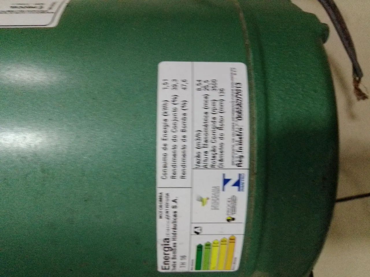Bomba thebe 1,5 Hp trifásico. - Foto 3