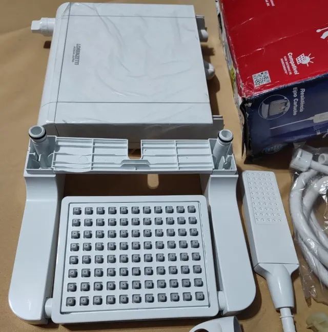 Chuveiro Eletronico Lorenzetti Acqua Ultra Star 220v 7800w Branco - Foto 3