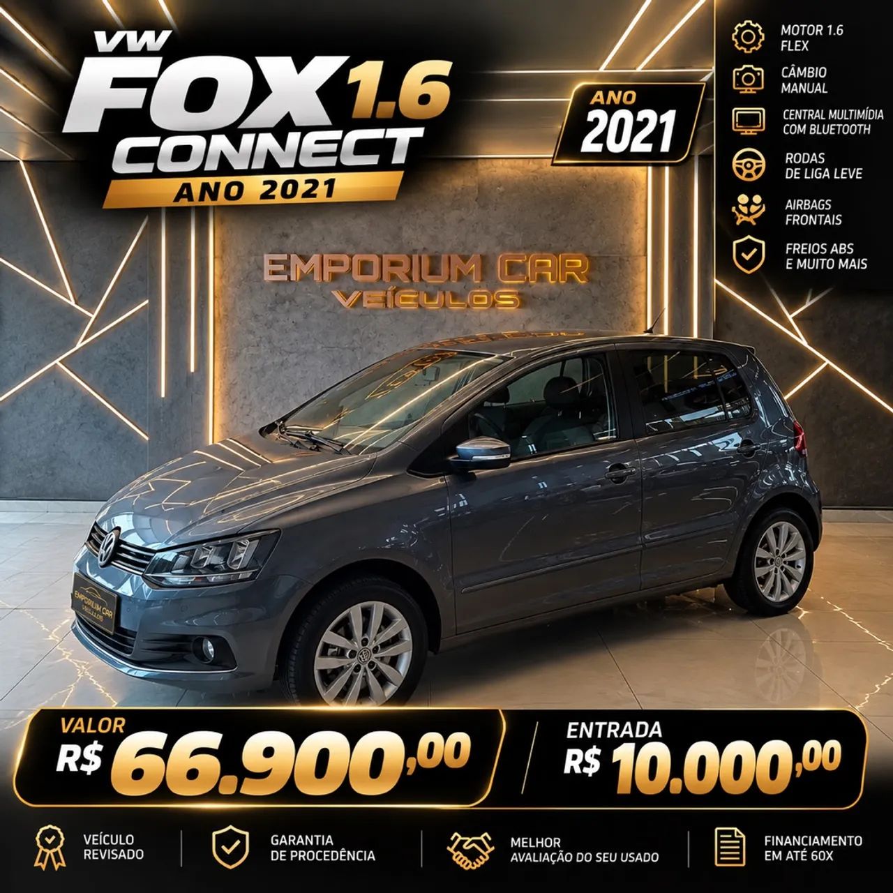 Volkswagen Fox CONNECT 1.6 8V FLEX 2021