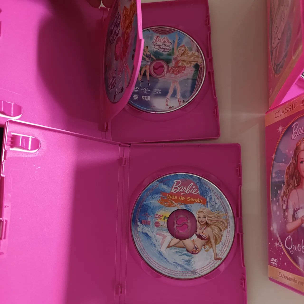 Coleção 7 DVDs Barbie com Caixa Original 3D - Foto 5
