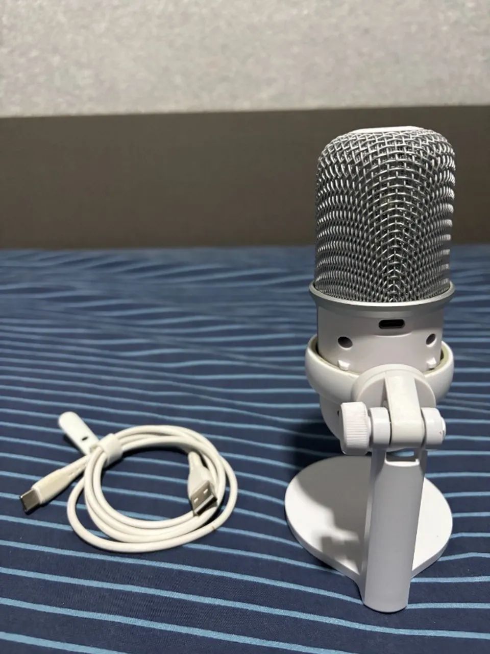 Microfone HyperX Solocast Branco - Foto 3
