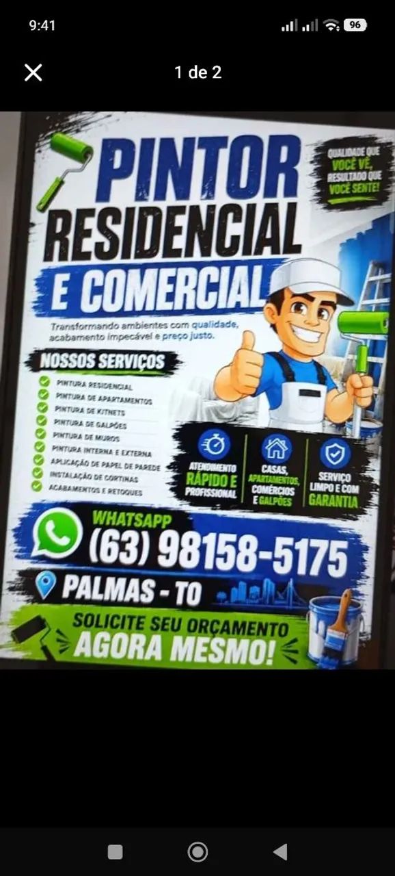 Pintor residencial instalação adesivo  - Foto 3