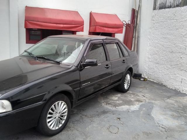 Volkswagen santana confortline, 4 portas, cor preto, completo, alcool e gnv - Foto 3