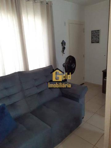 Apartamento com 2 dormitórios para alugar, 46 m² por R$ 1.200/mês - Jardim Heitor Rigon - - Foto 3