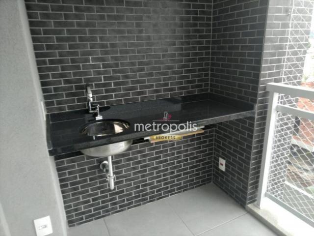 Apartamento com 2 dormitórios para alugar, 69 m² por r$ 2.500/mês - cerâmica - são caetano - Foto 11