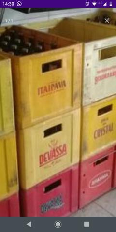 Caixas de cerveja variados 80 caixas de 600 ml