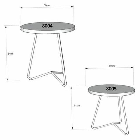 Conjunto Mesa Lateral JB Bechara *nova na caixa - Foto 2