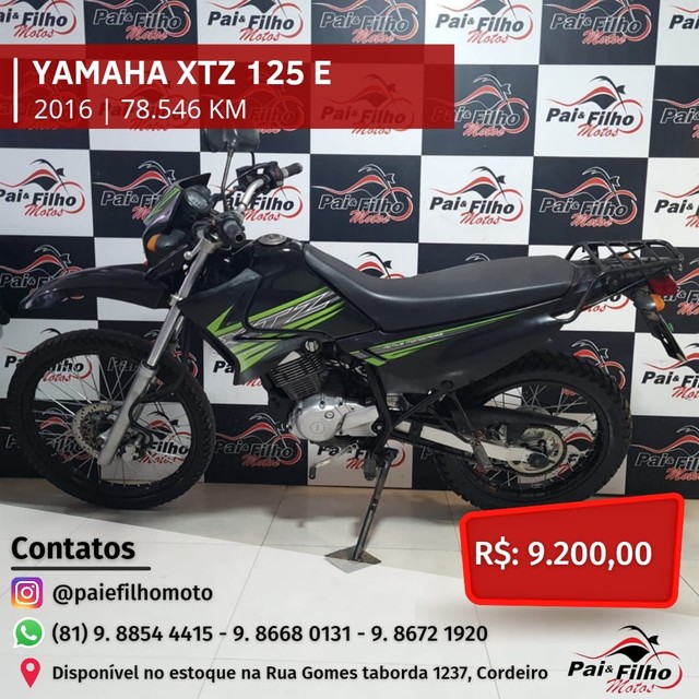 YAMAHA XTZ 125 E ANO 2016 FINANCIAMOS EM ATE 48X