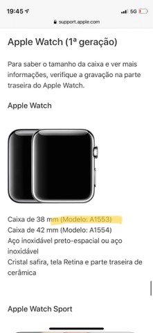 Apple Watch 1a geração 38mm - Bijouterias, relógios e acessórios - Leblon,  Rio de Janeiro 1013226658 | OLX