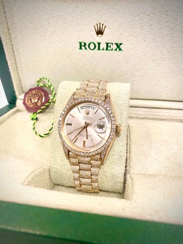 Rolex Day Date Presidente Ouro 18k com Diamantes - Foto 2