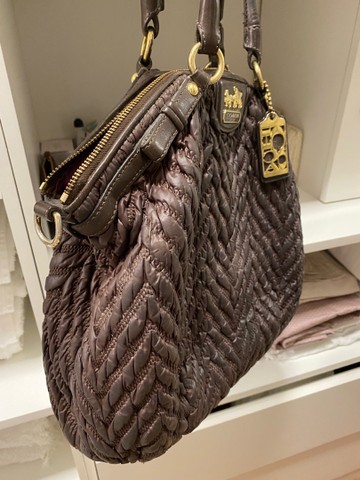 coach madison quilted bolsa