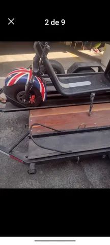 Carretinha para motos e Scooters 3 unidades por vez com estepe  - Foto 2