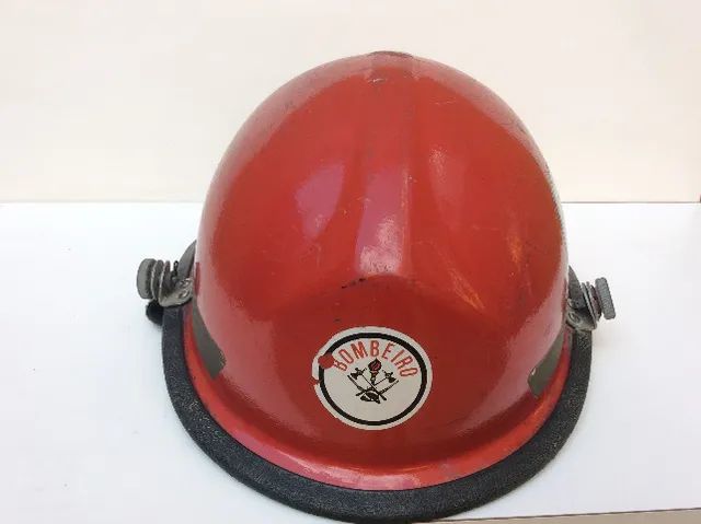 capacete de bombeiro antigo - Foto 4