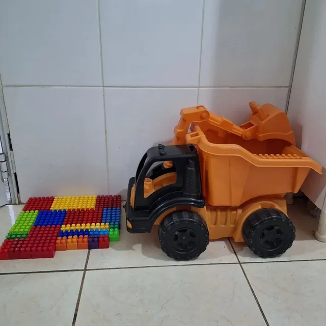 Blocos de Montar Infantil, Brinquedo para Bebês Usado 43806081